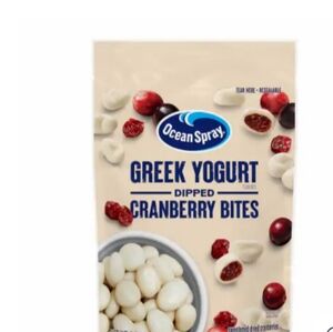 Ocean Spray Greek  Yogurt Dipped Cranberry Bites.5 Oz Package , Case of 10 Bags